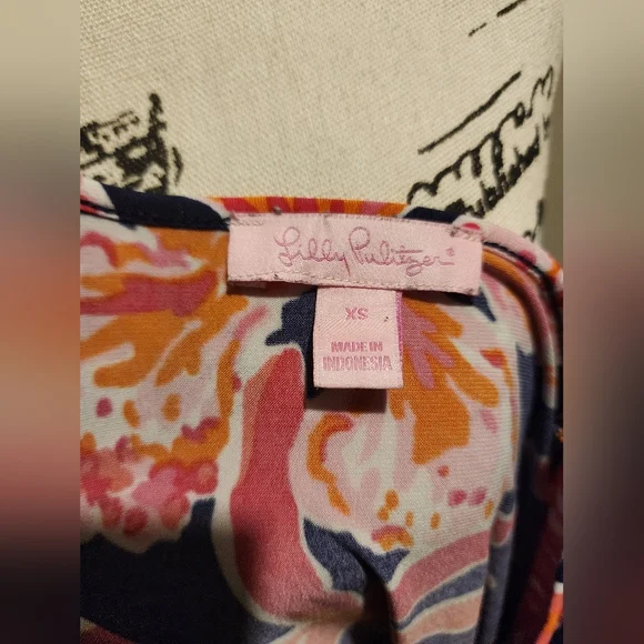 Lilly Pulitzer Madidon Floral Print Ruched Dress - Picture 6 of 7